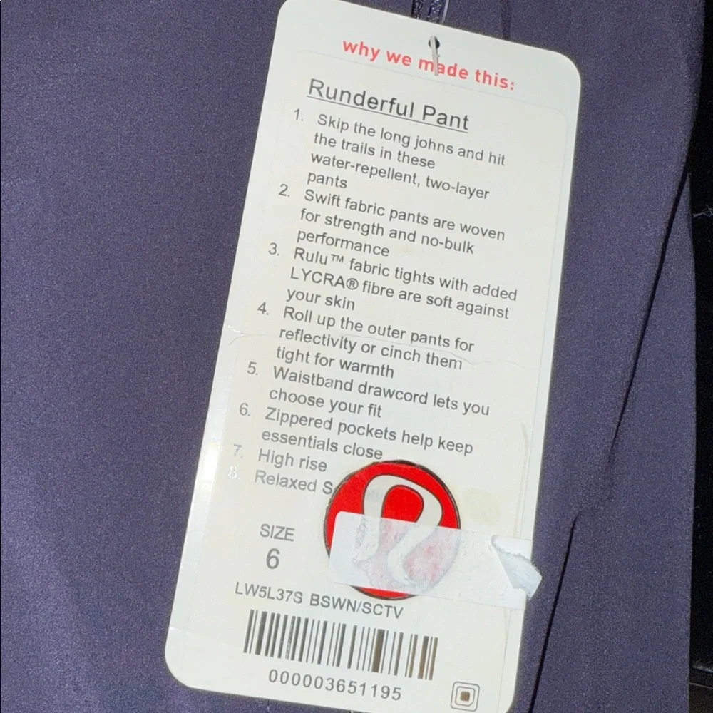Lululemon Runderful Pant.‎